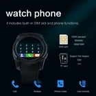 Смарт-часы V8 для мужчин и женщин, спортивные наручные часы с функцией фитнес-трекера, 2G, Sim-карта, камера, круглый циферблат, звонки, Android, IOS