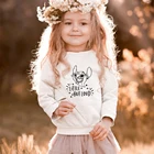 Модный Детский свитшот в стиле Диснея, белые детские топы, Детские худи с маленькими и громкими буквами, лидер продаж, одежда в стиле Харадзюку