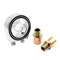 car universal oil filter cooler plate adaptor m201 5 and 34 16 sandwich adapter oil gauge
