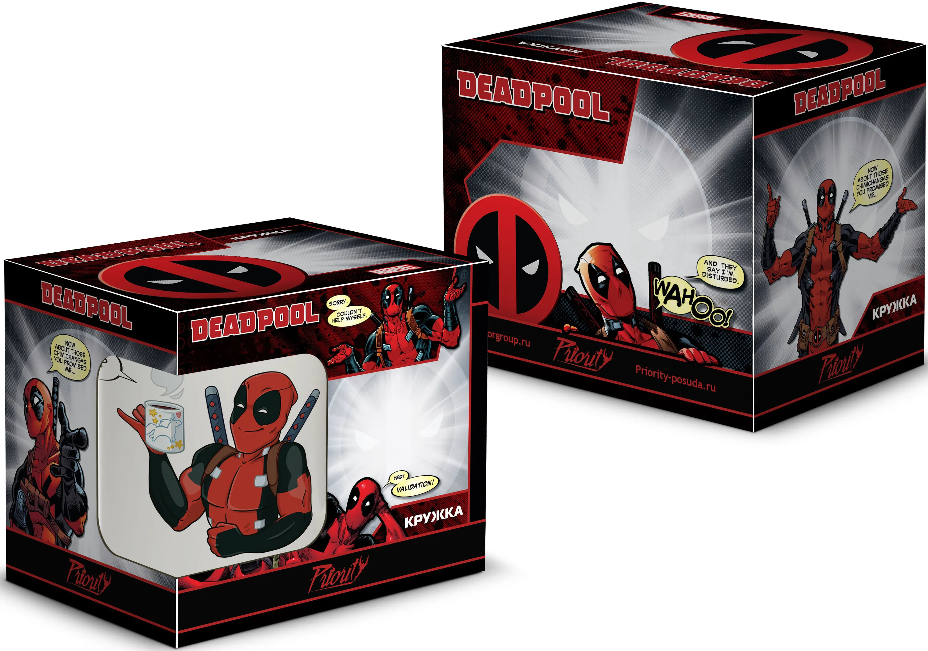 Кружка Марвел: Дэдпул / Marvel: Deadpool Got coffee? (керамическая 300 мл) | Спорт и развлечения
