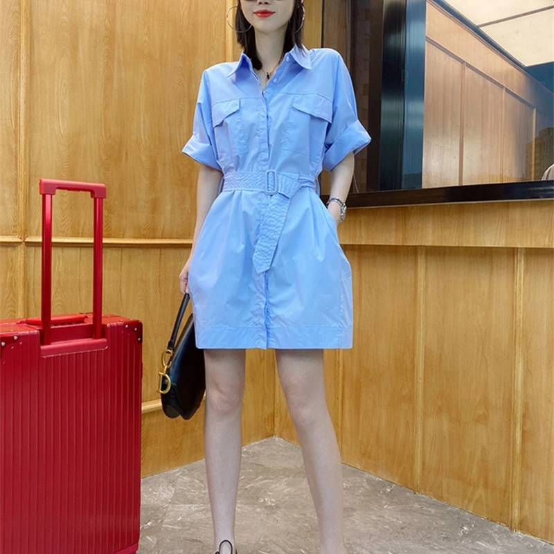 

YOSICIL Casual sash belt high street women rompers Sleeveless button pocket female playsuit Spring summer elegant ladies overall