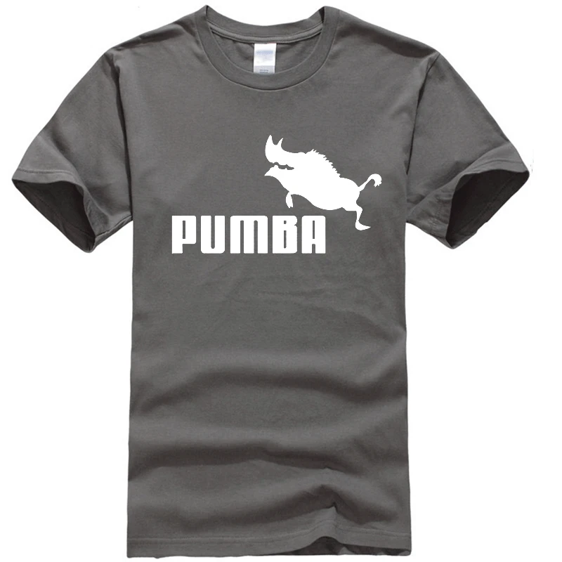 Новинка года, брендовые футболки homme Pumba, Мужская футболка с короткими рукавами, хлопок, летняя повседневная футболка для мальчиков, модная футболка - Цвет: TS 1