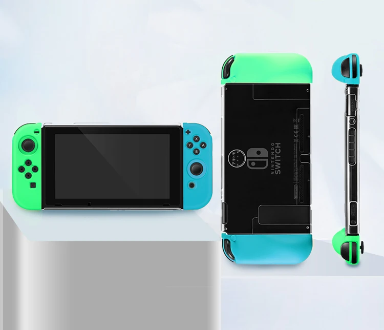 For Nintend Switch Console JoyCon Silicone Case Nintendo NS NX Cases animals crossing Hard PC Clear Back Cover Shell |
