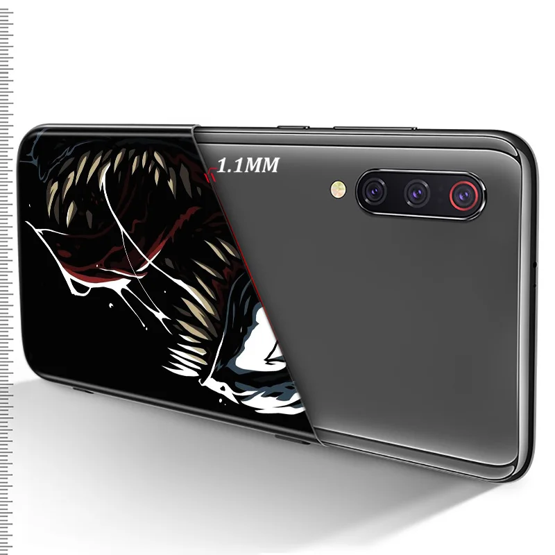 

Marvel Avengers Super Hero Venom For Xiaomi Mi 11 11i 10T Note 10 9T 9 SE 8 Lite Pro Ultra 5G Soft TPU Silicone Black Phone Case