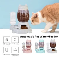2 2l pet automatic feeder dog cat drinking bowl for dogs water drinking feeder cat feeding large capacity dispenser pet cat dog