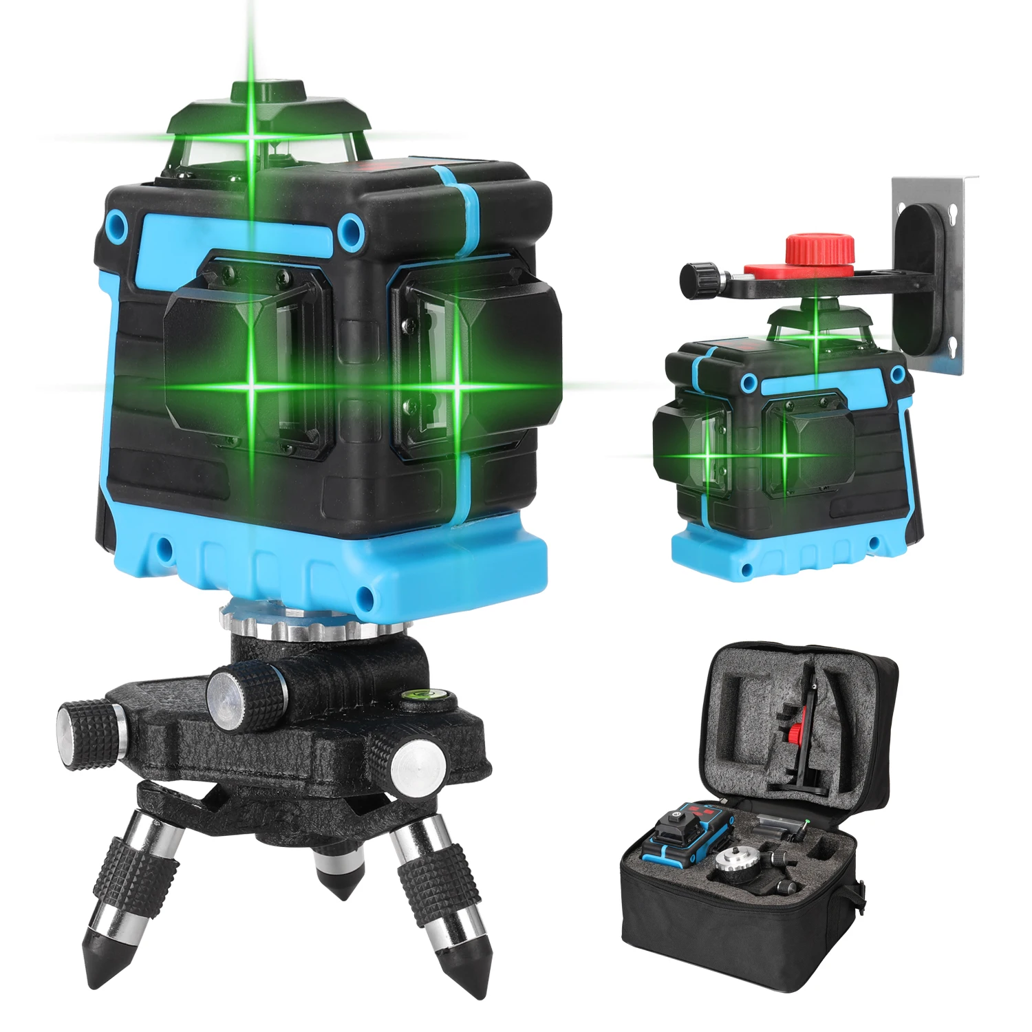 Многофункциональный самонивелирующийся лазерный уровень 360 12 линий нивелир