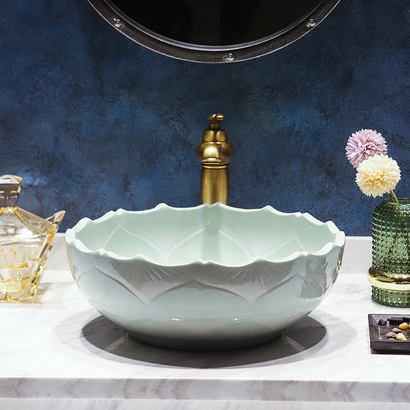 Керамическая раковина фарфоровая керамическая для ванной комнаты | Обустройство