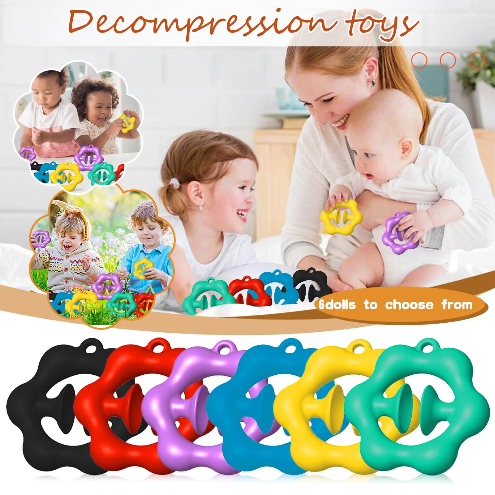 

Fidget Toys Autism Special Needs Stress Reliever Anxiety Relief Toys Extrusion Sensory Toy Decompression toy детские игрушки