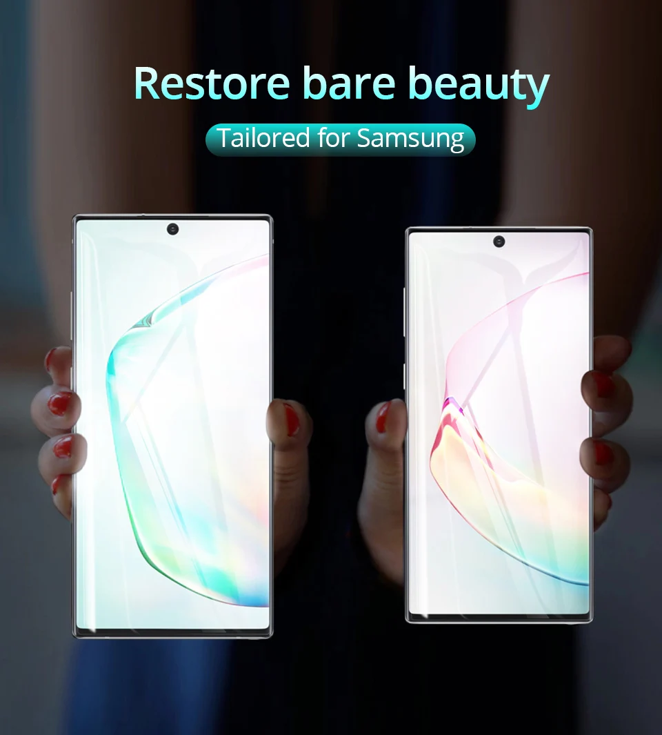PZOZ Гидрогелевая пленка для samsung Galaxy Note 10 Plus A80 A90 Полный экран протектор Galaxy Note10 Защитные Мягкие гидрогелевые пленки