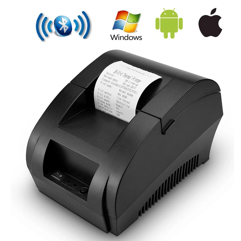 Термопринтер для чеков 58 мм POS USB принтер Impressora Termica Bluetooth Android iOS Windows ресторанов |