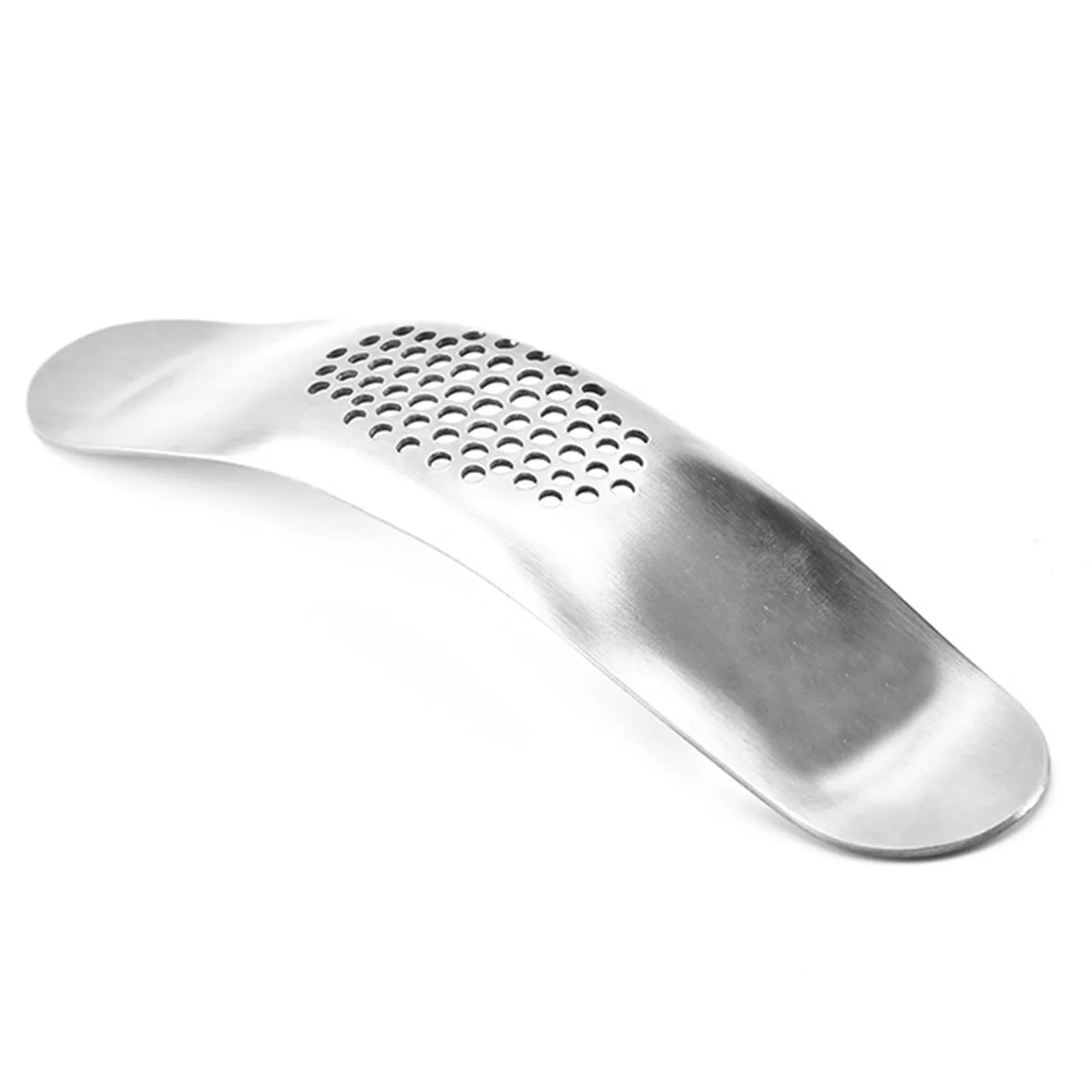 Ручной пресс для чеснока из нержавеющей стали в форме дуги лодки давилка два одном открывалка бутылок трех