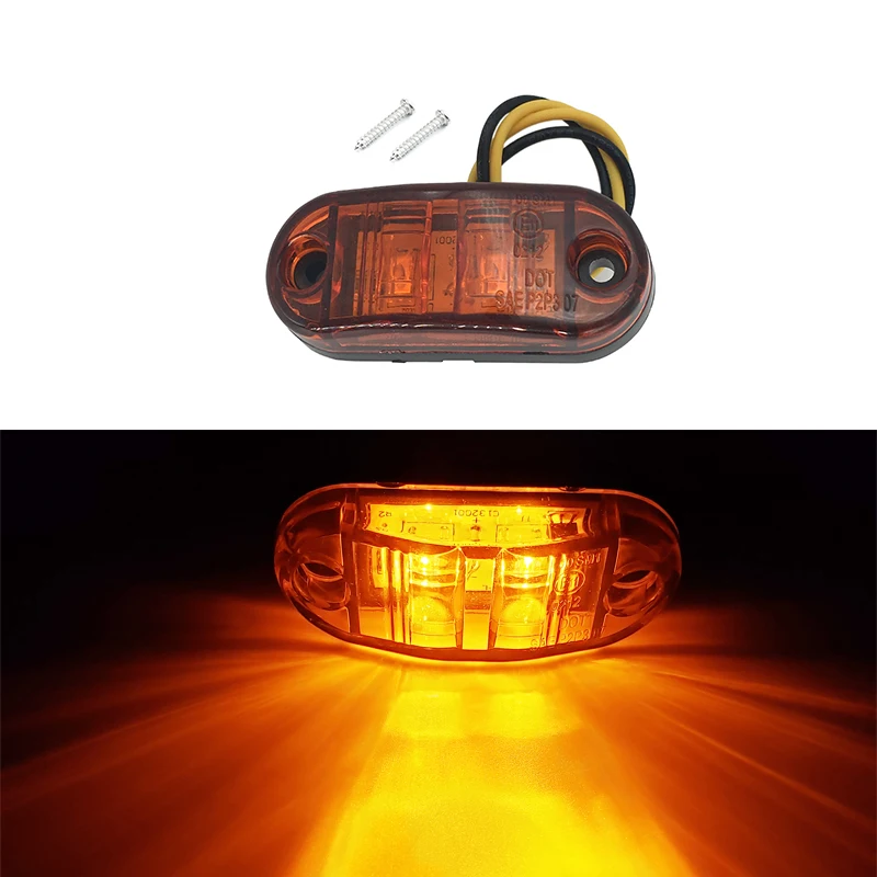 12V 24V Светодиодные, боковые, габаритные фонари Автомобиль внешняя лампа Предупреждение задний фонарь авто грузовик с прицепом сигнальный светильник 24V