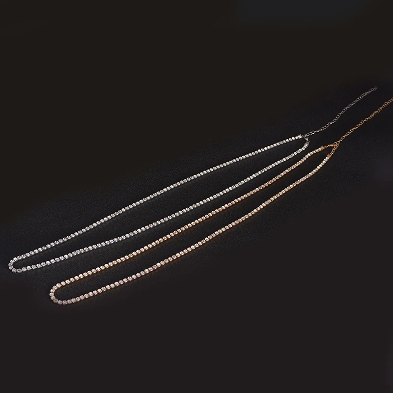 1 Pcs Bohemian Women Body Chain Round Crystal Belly Waistband Gold Silver Color Necklace Bikini Beach Party Jewelry |