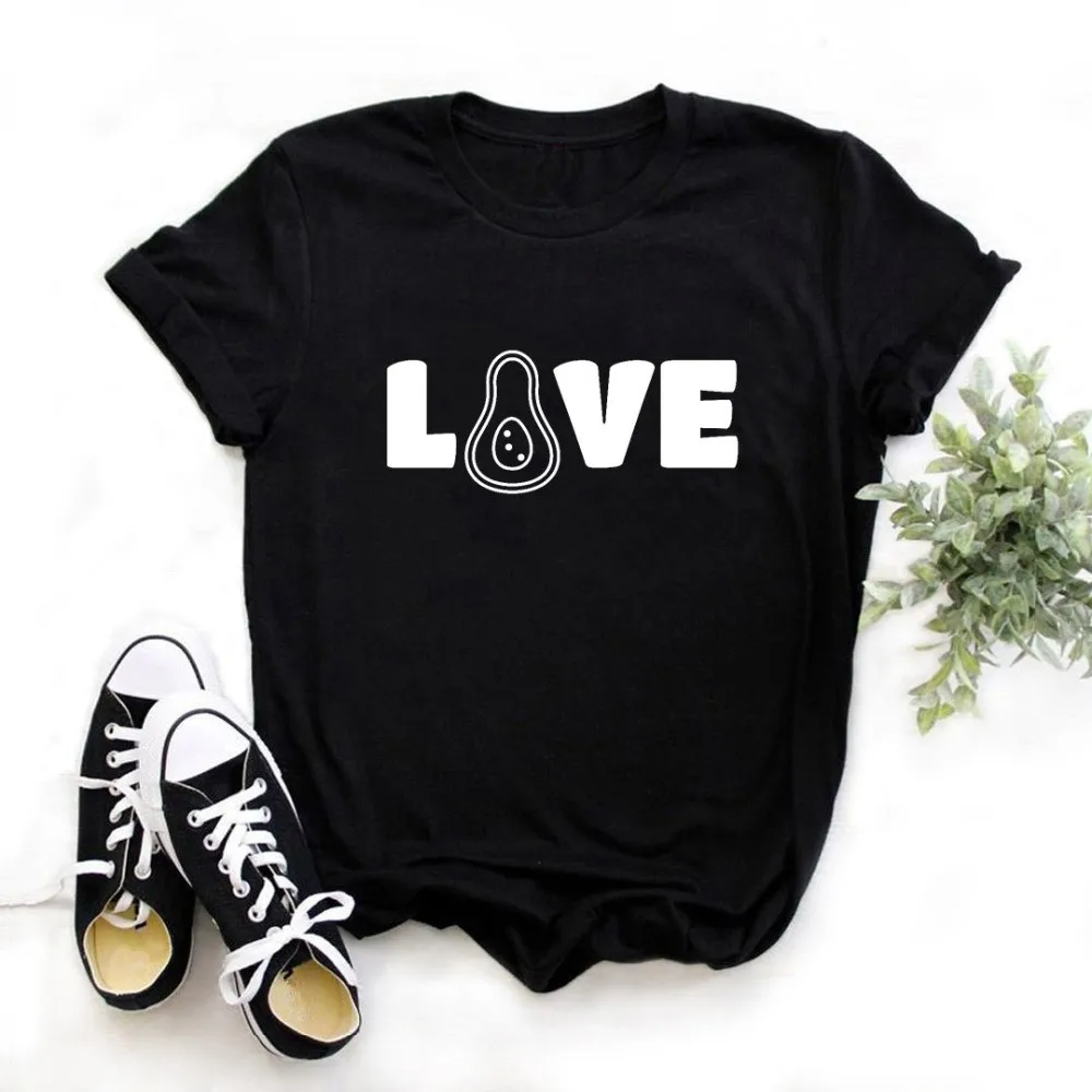 

Loving Heart Graphic Women T-shirt LOVE Letter Print Tee Top Gift For Lady Girl Summer White Black Casual Harajuku Woman T Shirt