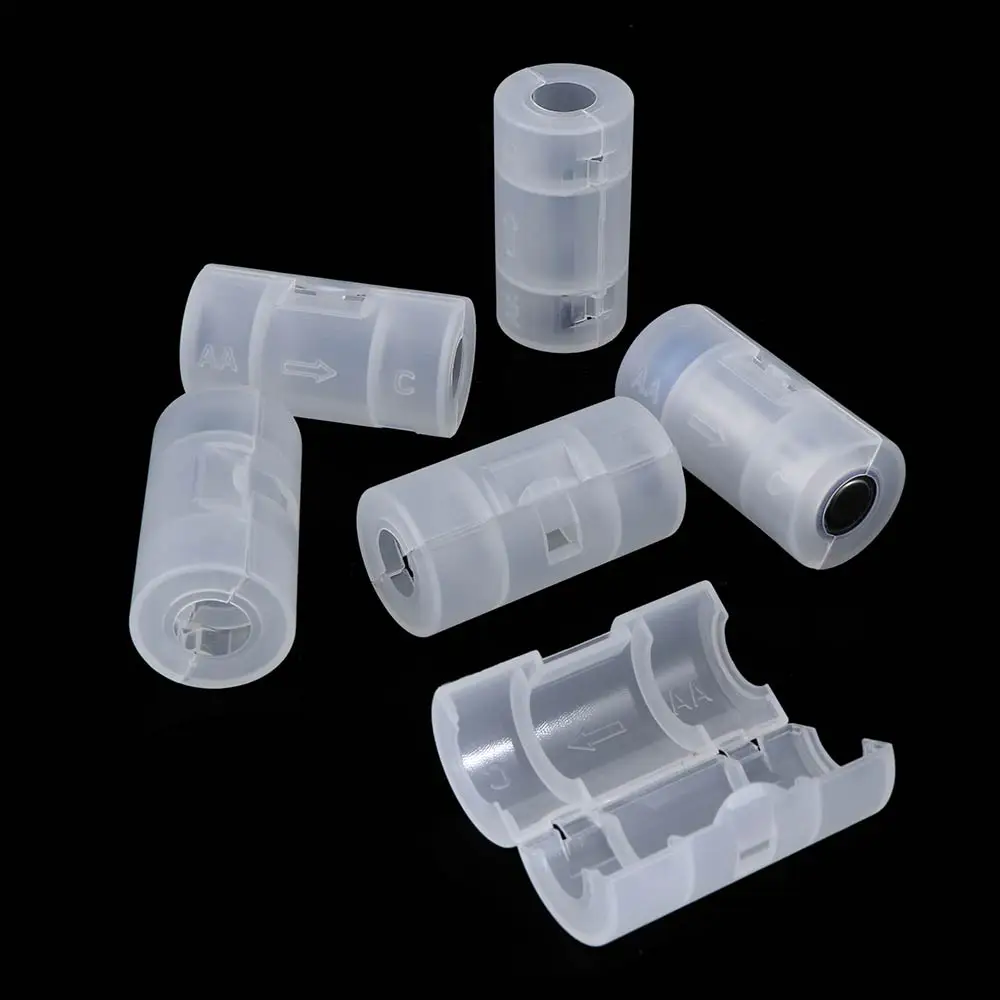 Новинка 4 шт. адаптер для аккумулятора AA-C держатель чехол конвертер