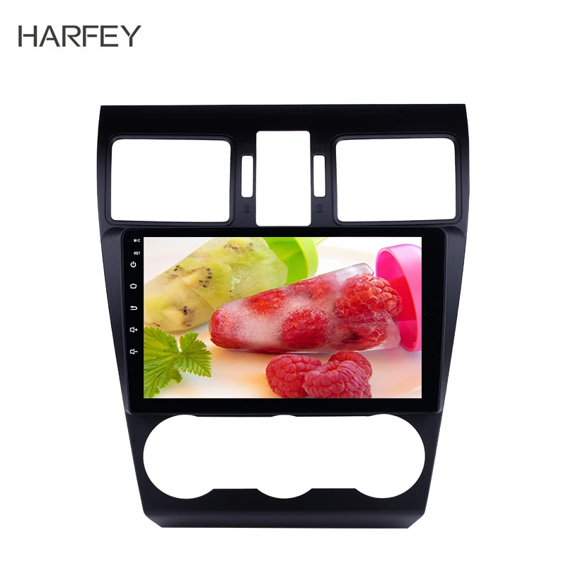 Harfey Android 10 0 GPS Bluetooth навигация Радио 9 &quotдля 2013 2014 Subaru XR Forester Impreza 3G WiFi музыка TPMS DVR OBD