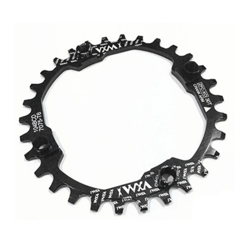 

34YE 104BCD 30T Bicycle Crank Chainring Narrow Wide Ultralight MTB Bike Chainwheel Circle Crankset Plate Single Speed Chain