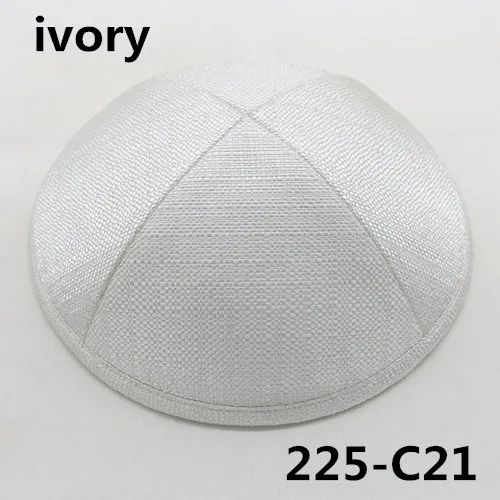 225c21-Lp Изготовленные на заказ продукты KippotKippaYarmulke кипа Иудейская Кепка kippah kullies Beanies еврей шляпа-Кепка с черепом - Цвет: 225c21-Lp