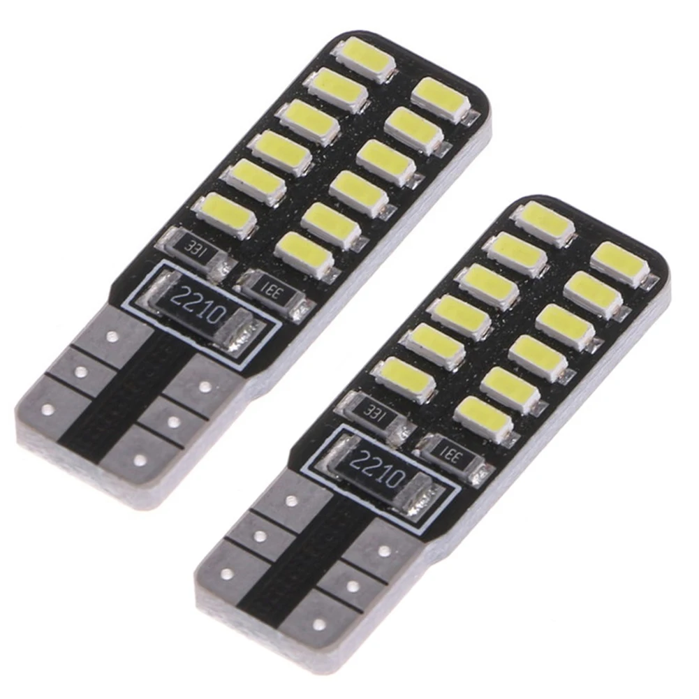 2 шт. T10 194 W5W SMD3014 24LED Canbus безошибочный автомобильный клиновидный боковой