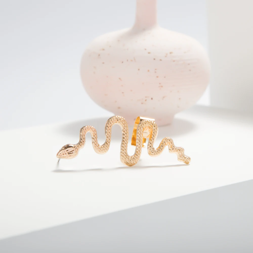 2020 модные роскошные серьги гвоздики в виде змеи/гвоздики вечерние одиночные для