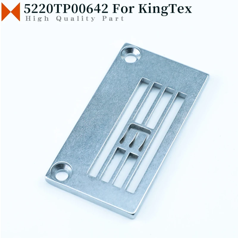 

5220TP00642 Throat Plate Fit KingTex FT6500 CT9000 FTD7000 Industrial Coverstitch (Interlock) Sewing Machine 6.4mm Needle Gauge