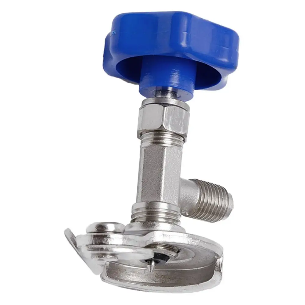 1pc R134a Refrigerant Brass Bottle Opener Dispense Valve Cylinder Can Touch 1/4 SAE Thread Adapter for R12 R22 | Автомобили и