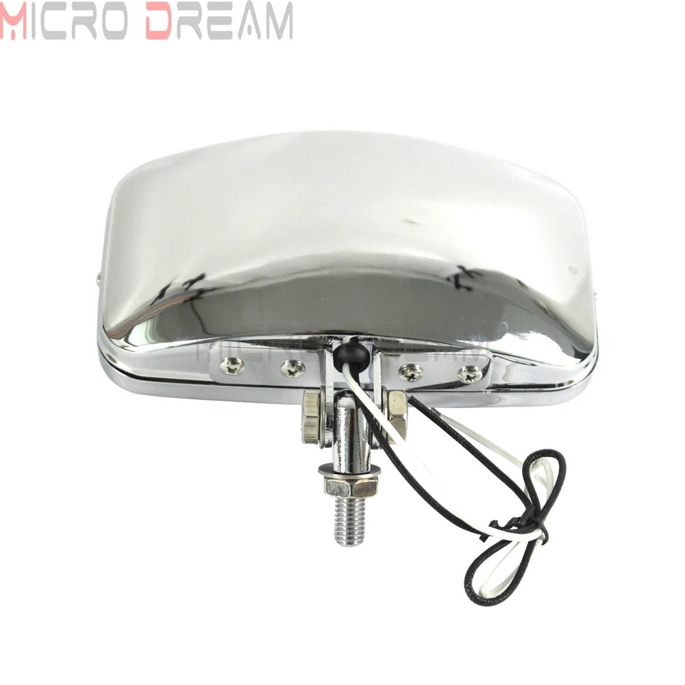 Однотонный Прямоугольный светильник для мотоциклов в стиле ретро винтажный