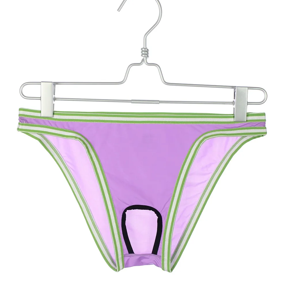 

Mens Sissy Holes G-string Underwear Crotchless Bikini Briefs Shorts Underpants Men's Underwear U Convex Sexy Transparent Large