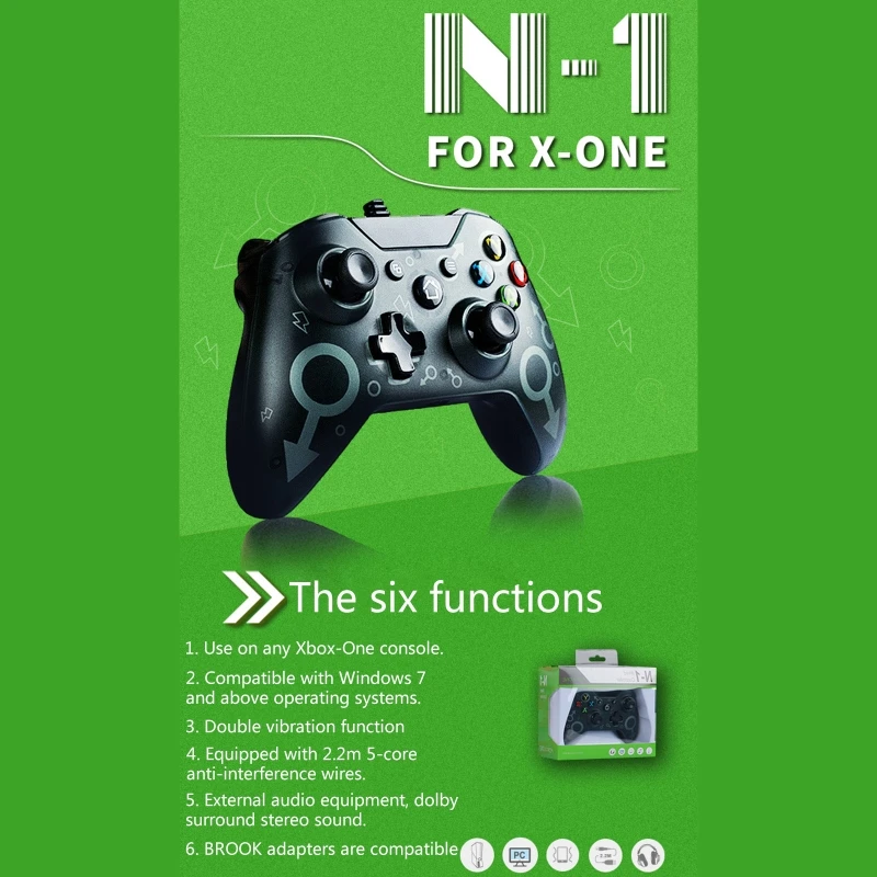 

USB Wired Controller Game Gamepad Multiple Joystick for Win7/8/10 PS4 PS3 PC