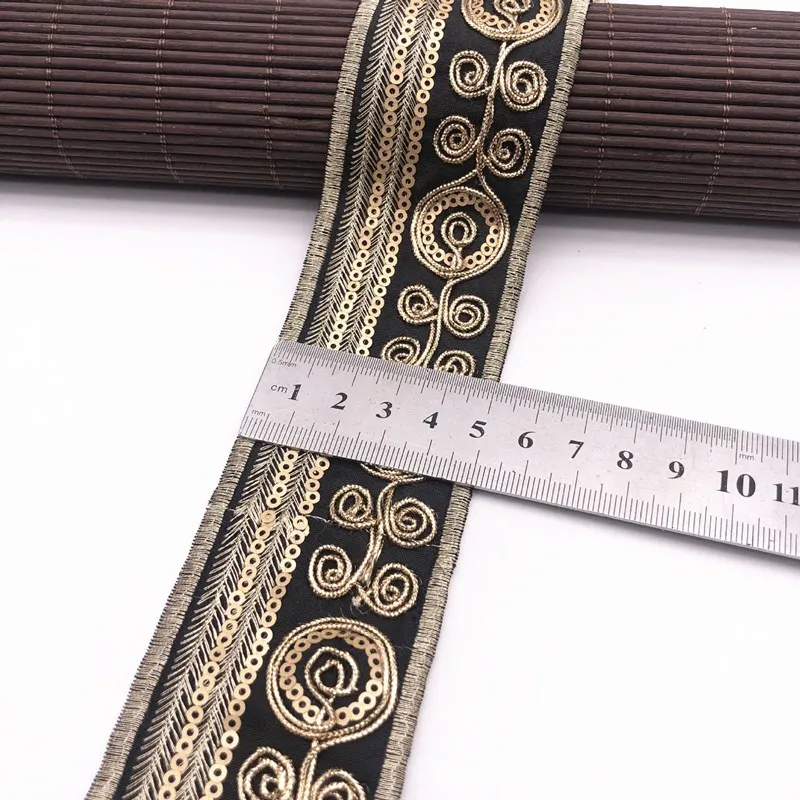 1 ярд кружевная отделка с блестками ткань вышивка сделай сам ленты для одежды