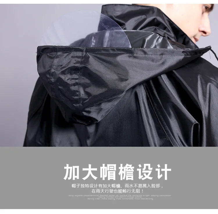 

Poncho Outdoors Waterproof Raincoat Scooter Adult Electric Motorcycle Men Rain Coat Jacket Impermeables Rain Suit BW50YY