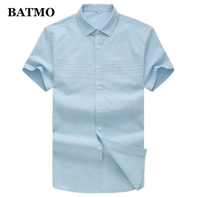 BATMO 2019 Новое поступление Зима и осень толстой плед рубашки для мужчин мужские с