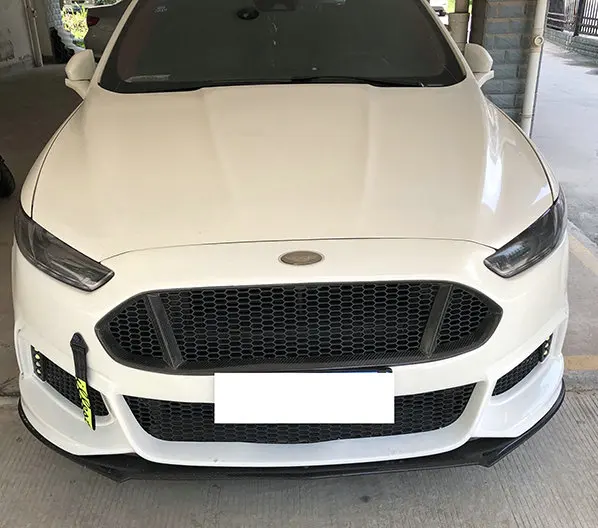 Решетка решетки радиатора из углеродного волокна для Ford Mondeo Fusion 2013-2016 2014 2015