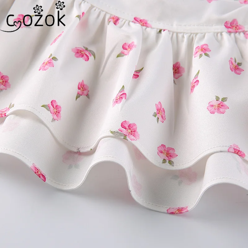 

2021 Flower Print Backless Summer Mini Dress Ruched Puff Sleeve Sexy Short French Slim Women Dress Office Lady Ladies Dresses