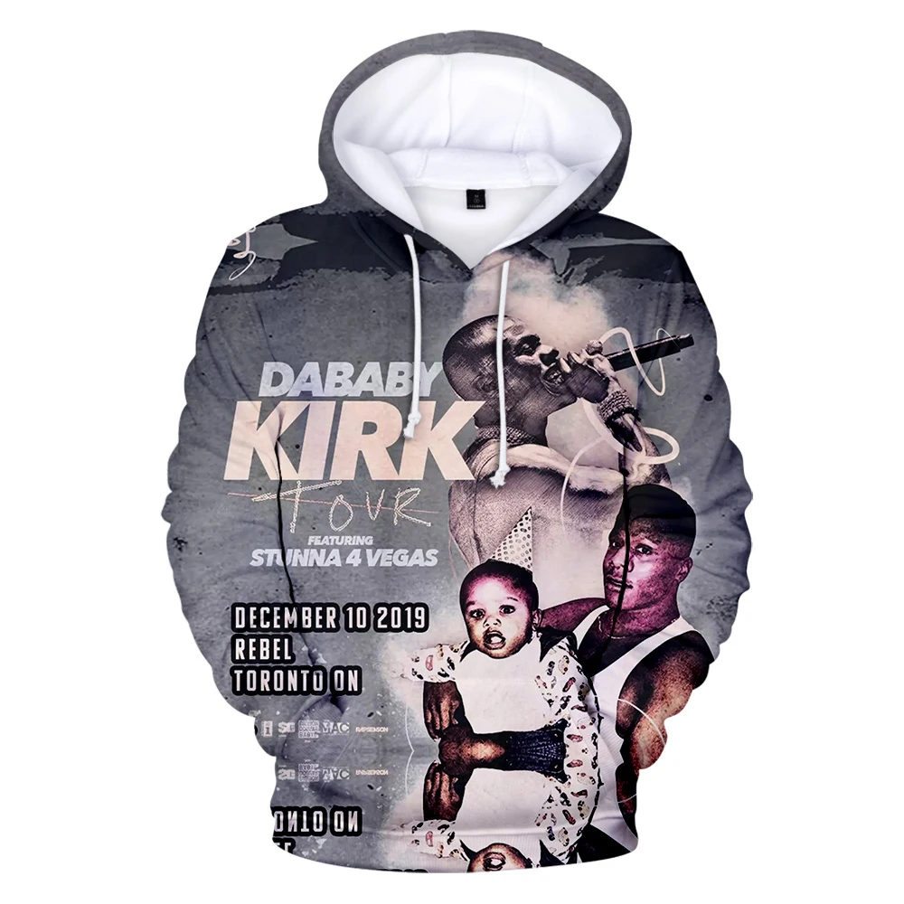 

Popular Hip Hop Rapper Dababy 3D Print Hoodies Sweatshirts Boys/Girls Long Sleeve Sweatshirt Adult/Child Dababy Casual Pullovers