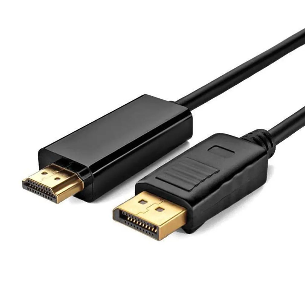 1 8 м порт дисплея DP штекер в HDMI совместимый кабель адаптер 4K ноутбук ПК ТВ высокой