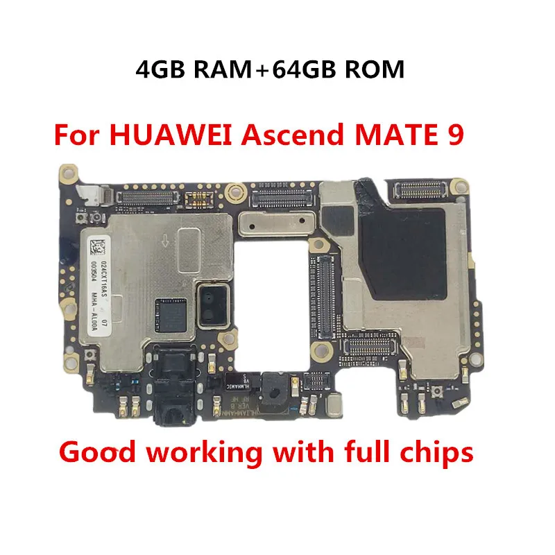 Материнская плата для HUAWEI Ascend MATE 9 4 Гб RAM 64 ROM разблокированная оригинальная