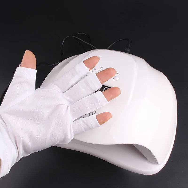 1 Pair UV Protection Glove Nail Art Gel Anti LED Light/Lamp Dryer Light Radiation Tools | Красота и здоровье