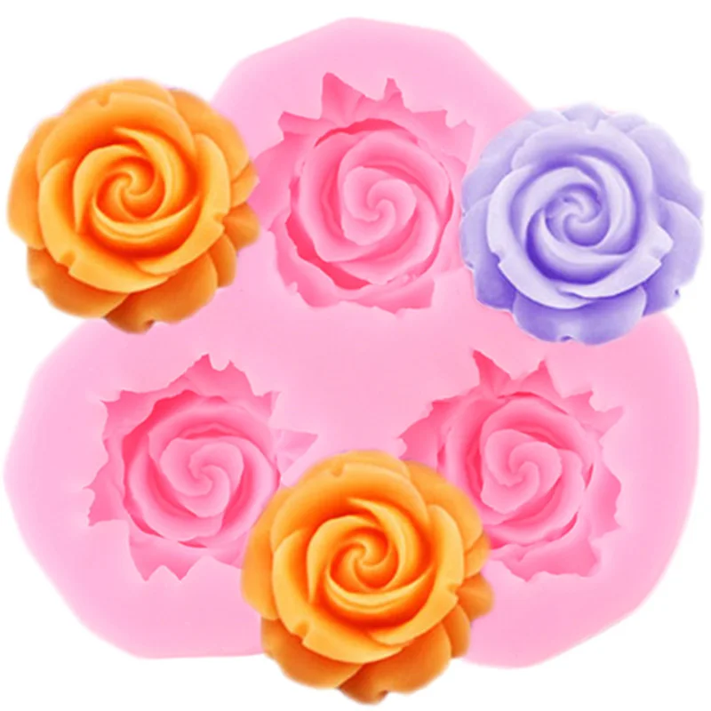 Розы цветы шоколадные Свадебные инструменты для украшения торта DIY выпечка