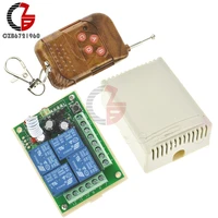 433mhz transmitter receiver rf remote controller dc 12v 10a 4 channel wireless relay switch 4ch remote control switch