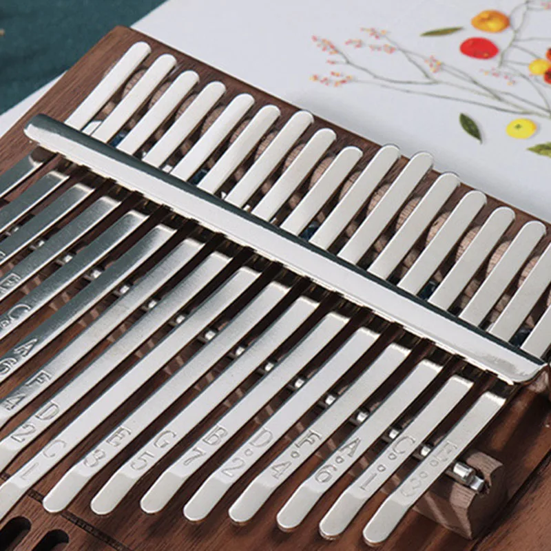 

Portable Piano 17 Keys Kalimba Thumb Piano Made By Single Board High-Quality Black Walnut