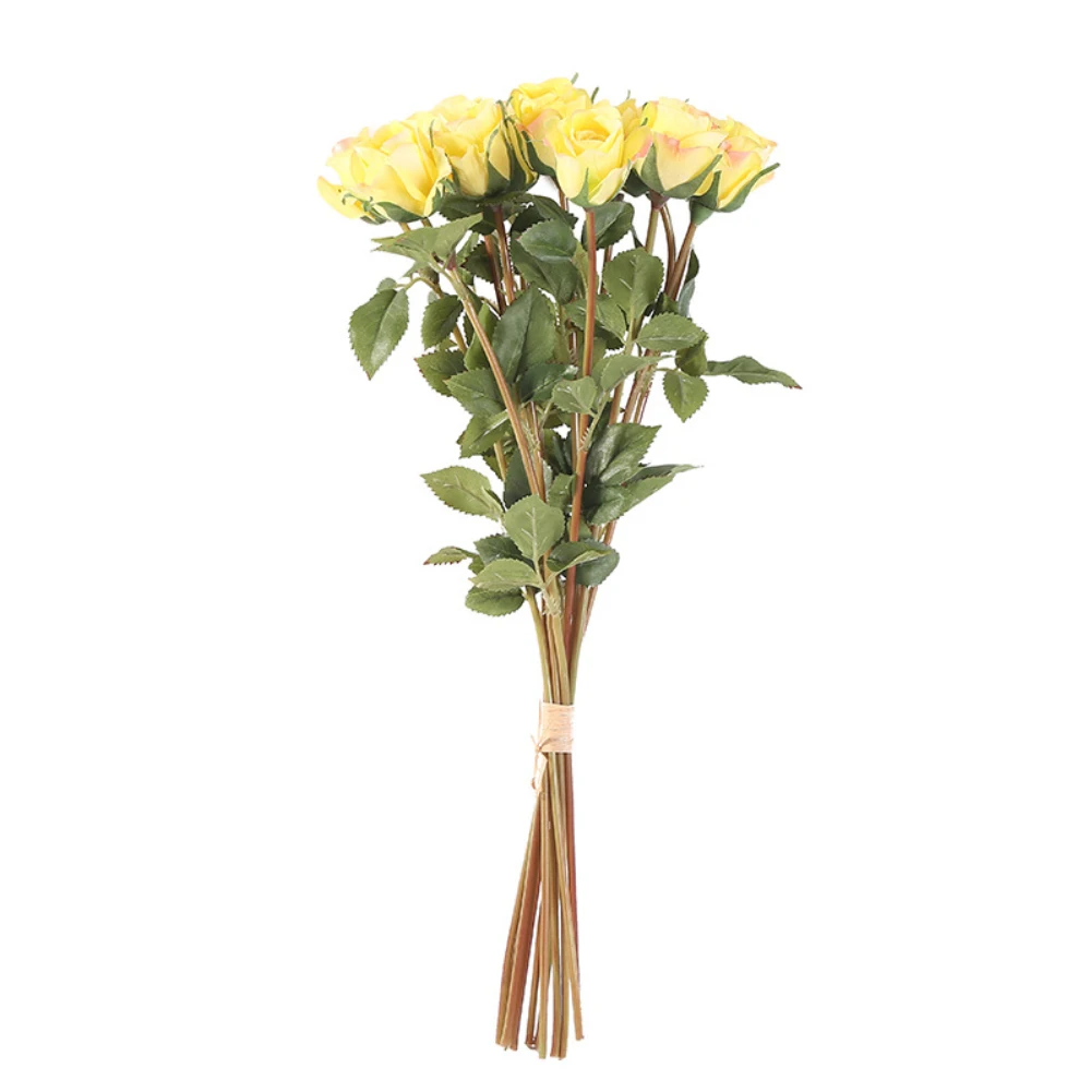 

12Pcs Artificial Handcraft Rose Flower Home Wedding Party Decor Valentine Gift