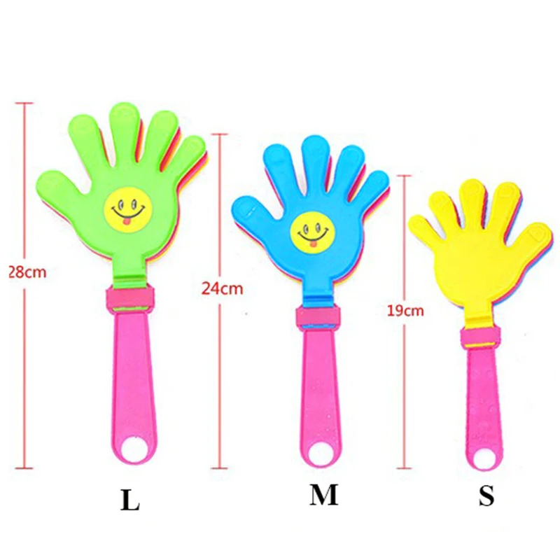 

1pc Fashion colorful hand clapper Concert party cheering props children clap Noise Makers small hands clapping toy