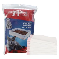 5 pieces drawstring cat disposable litter bagcat litter box lined with waste bag cat litter bags