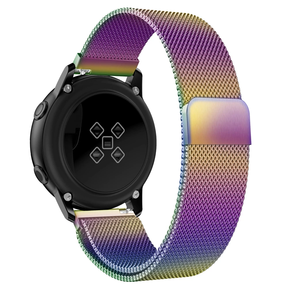 20mm Stainless Steel Solid Band Metal Strap Business Bracelet Wristband Replacement for Galaxy Watch Active Bands | Электроника