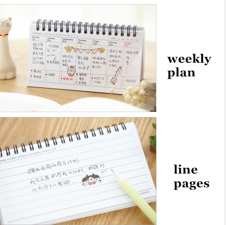 Ноутбук портативный Agenda A6 Дневник Bullet Journal Еженедельный ежемесячный школа планирования принадлежности стационарный Органайзер расписание