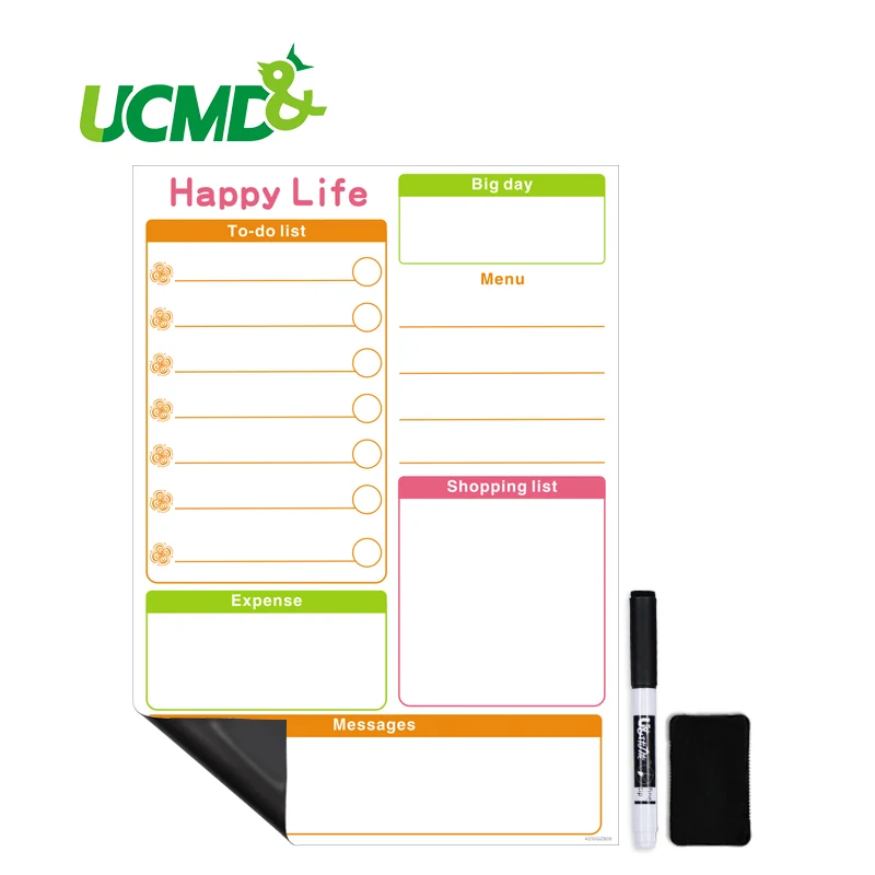 Магнитная белая доска календарь еженедельно для планирования расписания