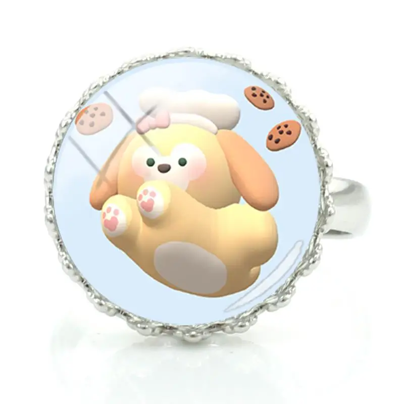 Кольца из мультфильма Disney FSD187 со звездами короной росы и поросенком - купить по