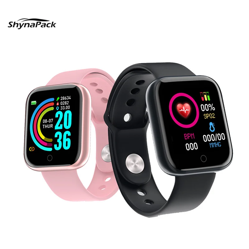 

Y68 Pedometers Sport Watches Color Screen Sport Walk Step Counter Children Men Women Smart Bracelets D20 Fitness Smart Wristband