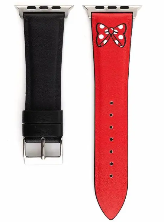 Ремешок для iwatch Apple Watch Series 1234 44 мм 40 мм 38 мм 42 мм Микки Маус Минни мультфильм ремешки для часов - Цвет ремешка: 29
